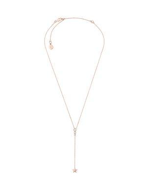 Michael Kors Celestial Crystal Star Pendant Lariat Necklace