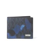 Michael Kors Camo Printed Canvas Billfold Wallet