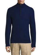 Polo Ralph Lauren Merino-blend Half-zip Sweater