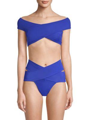 Oye Swimwear Lucette Crisscross Two-piece Bikini