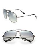 Tom Ford Eyewear Ronnie 60mm Metal Navigator Sunglasses