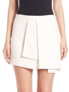 Narciso Rodriguez Asymmetric Silk Blend Skirt