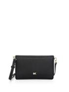 Michael Kors Collection Pebbled Leather Smartphone Crossbody