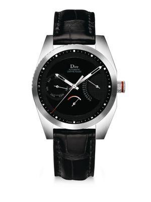 Dior Chiffre Rouge Alligator Strap Timepiece