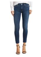 Mother Looker Ankle-fray Skinny Jeans
