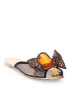 Sophia Webster Lana Butterfly Leather Slides
