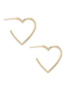 Jennifer Zeuner Jewelry Larissa Mini Heart Hoop Earrings