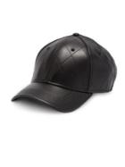 Gents Quilted Leather Cap