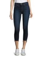 Paige Hoxton High-rise Step Hem Cropped Skinny Jeans