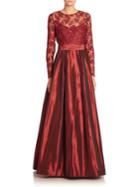 Teri Jon By Rickie Freeman Embellished A-line Gown
