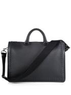 Bottega Veneta Borsa Leather Messenger Bag