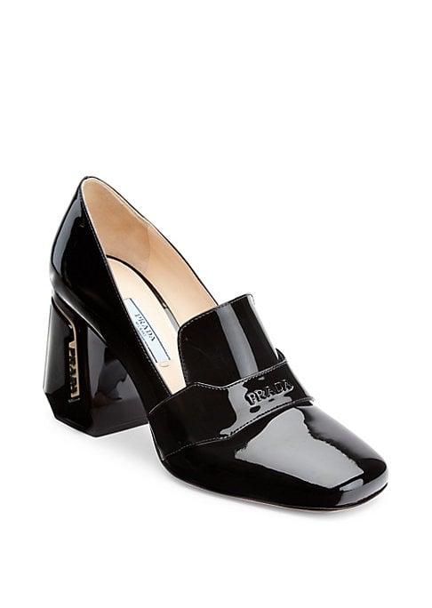 Prada Patent Leather Loafer Pumps