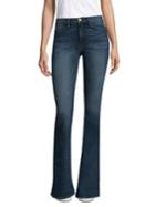 Frame Exclusive High-rise Medium-wash Flare Jeans