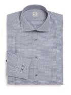 Ike Behar Regular-fit Houndstooth Dress Shirt