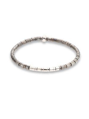Tateossian Bamboo Sterling Silver Bracelet