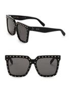 Celine 55mm Studded Square Sunglasses