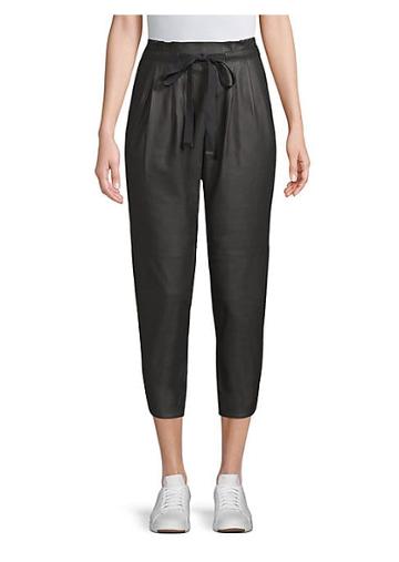 Ramy Brook Allyn Tapered Leather Trousers