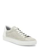 To Boot New York Houston Tumbled Calfskin And Suede Sneakers