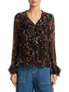 See By Chloe Silk Floral Blouse