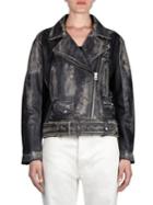 Acne Studios Vintage-look Leather Jacket