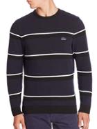 Lacoste Textured Striped Sweater