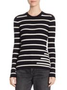 T By Alexander Wang Fitted Stripe Sweater