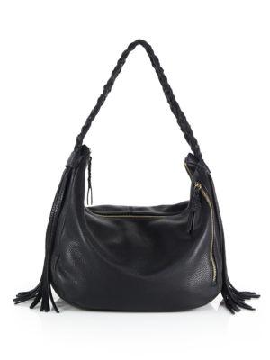 Rebecca Minkoff Wendy Fringed Leather Hobo Bag