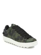 Coach Camouflage Leather Sneakers