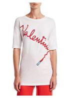 Valentino Valentino Logo Lipstick Tee