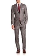 Saks Fifth Avenue Collection By Samuelsohn Texturedwool Suit