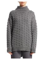 Lela Rose Dotted Turtleneck Sweater