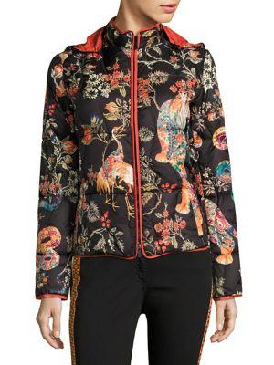 Etro Floral-print Quilted Jacket