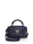 Salvatore Ferragamo Leather Oxford Top Handle Bag