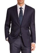 Brioni Solid Tailored Wool Jacket