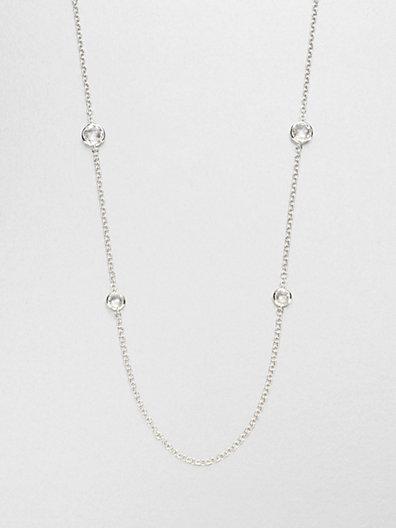 Ippolita Clear Quartz & Sterling Silver Necklace