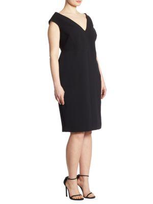 Marina Rinaldi, Plus Size The Shapely Project: Marina Rinaldi X Ashley Graham Portrait Collar Dress