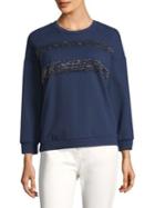 Weekend Max Mara Embellished Cotton Pullover