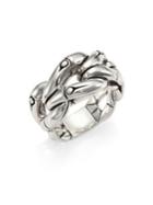John Hardy Bamboo Sterling Silver Woven Ring