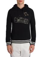 Dolce & Gabbana Stereo Appliqued Hoodie