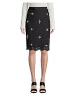 Joie Ortally Lace Pencil Skirt