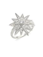 Shay Celestial Diamond & 18k White Gold Starburst Ring