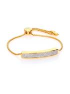 Monica Vinader Baja 18k Gold-plated & Diamond Bracelet