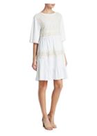 See By Chloe Lace-accented T-shirt Dress