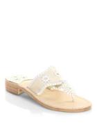 Jack Rogers Hampton Whipstitched Leather Sandals