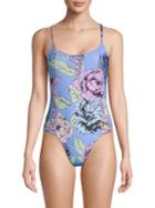 6 Shore Road By Pooja Waterfall Floral One-piece