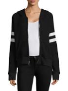 Sundry Striped Hooded Jacket