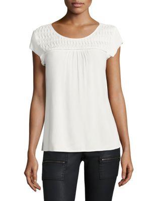 Joie Annis Pintuck Blouse