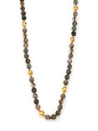 Chan Luu Labradorite & Crystal Long Beaded Necklace