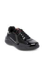 Prada America's Cup Patent Leather Patchwork Sneakers