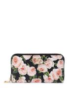 Dolce & Gabbana Floral Zip Around Wallet